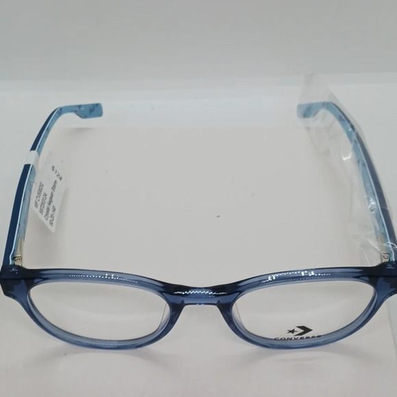 NWT MEN'S CONVERSE EYEGLASS FRAMES CV5002G CRYSTAL AEGEAN STORM - Picture 3 of 4